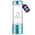 LevelUpWay - Improved Hydrogen Water Bottle Generator – Up to 4000 PPB Pure Hydrogen Water – Dual Chamber SPE PEM Technology – Blue – Enhanced Hydration Solution