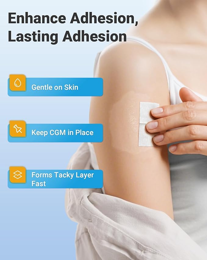 Libre 3 Sensor Covers Solution Kit - 20 Pack Libre 3 & Plus Covers Waterproof, 20 Skin Barrier Wipes & 20 Adhesive Remover Wipes for Enhanced Adhesion & Skin Protection (Tan)