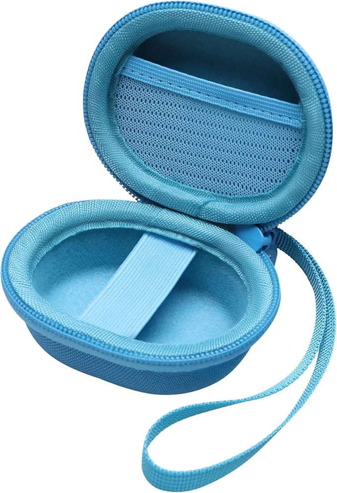 L LTGEM Peacock Blue Pulse Oximeter Case for Zacurate, Innovo, Vibeat, iHealth, Santamedical, Children Fingertip Pulse Oximeter Blood Oxygen Saturation Monitor (Case Only)
