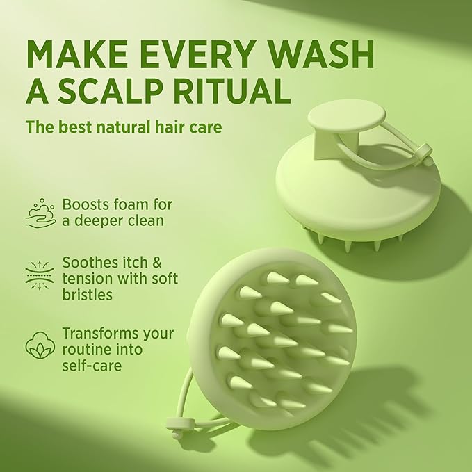RoyceDerm Rosemary Mint Scalp Scrub Clarifying Scalp Exfoliator Refreshing Clean Scalp, Cooling Micro-Exfoliation with Botanical Extracts, For All Scalp Types (Rosemary Mint Scalp Scrub with Massager)