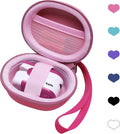 L LTGEM Pink Pulse Oximeter Case for Zacurate, Innovo, Vibeat, iHealth, Santamedical, Children Fingertip Pulse Oximeter Blood Oxygen Saturation Monitor (Case Only)