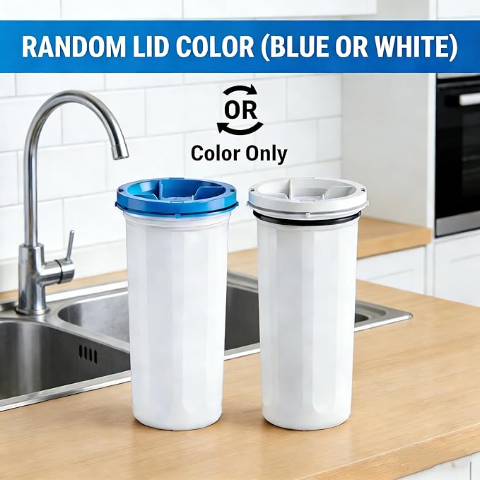 Compatible with New Culligan Pitcher & Dispenser Water Filter Cartridge 4 Count, 5-Stage Advanced Filtration, Reduces Lead, Total PFAS, Mercury, Fluoride & Chlorine by GAMOTH