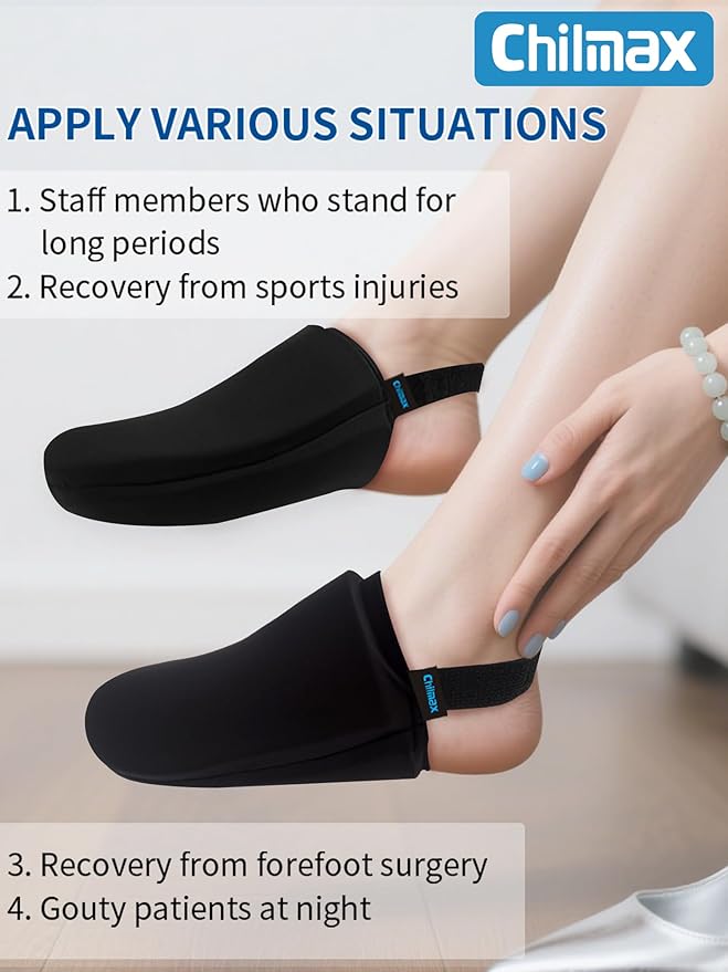 Foot Toes Ice Pack Wrap for Broken Toe & Bunion Pain,Reusable Cold & Heat Pack for Top of Foot & Forefoot Surgery Recovery,Best Ice Sock for Gout,Injuries,Swelling,Neuropathy Relief (2 pcs)