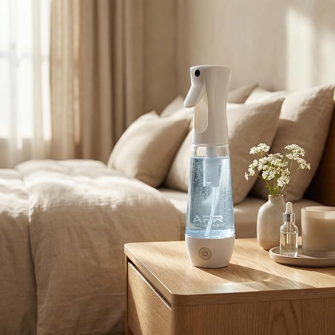 Nano Mist Spray Bottle for Face & Hair – Hydrogen Water Facial Mister, Portable Hydrating Skin Care Tool for Glowing Skin