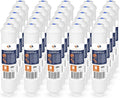 Aquaboon T33 Inline Post Activated Carbon Water Filter for Refrigerator, Ice Maker w/Quick Connect for 1/4 Water Line Compatible with ICF-10, 25-Pack