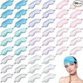 100 Pieces Silk Sleep Mask Eye Coverings for Sleeping Smooth Soft Eye Covers Mask with Elastic Strap for Sleeping Blocking Lights Travel Relax