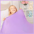 Sensory Compression Blanket | Spandex Bed Sheet for Kids & Adults | Deep Relaxing Feeling, Release Oxytocin | Helps With: SPD, Anxiety, ADHD, Autism and More | Breathable & Stretchable | Queen Size