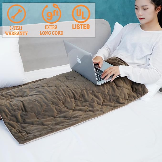 cozzyhug™ Pro Extreme Larger XXXL Weight Heating Pad with FIRfusion NEO Technology, Negative ion emitted, Far Infrared, Pain Relief Back, Neck, Shoulder, Knee, Leg, Arm, 4 Setting, auto-Off, Washable