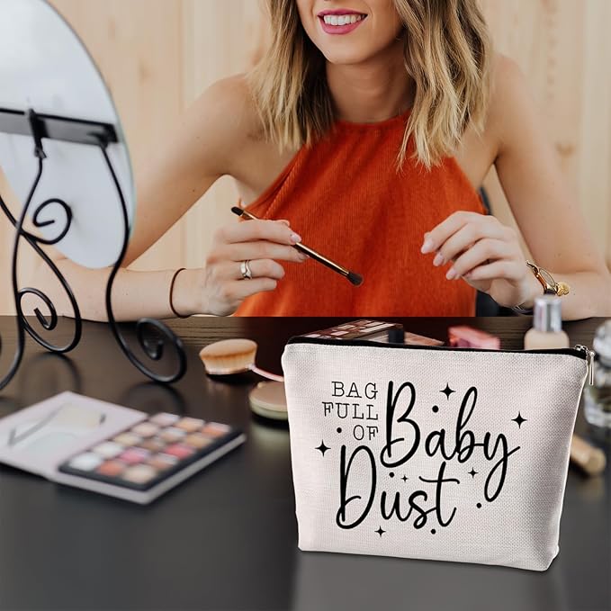 Baby Dust IVF Warrior Makeup Bag - IVF Medication Organizer - TTC & IUI Gifts