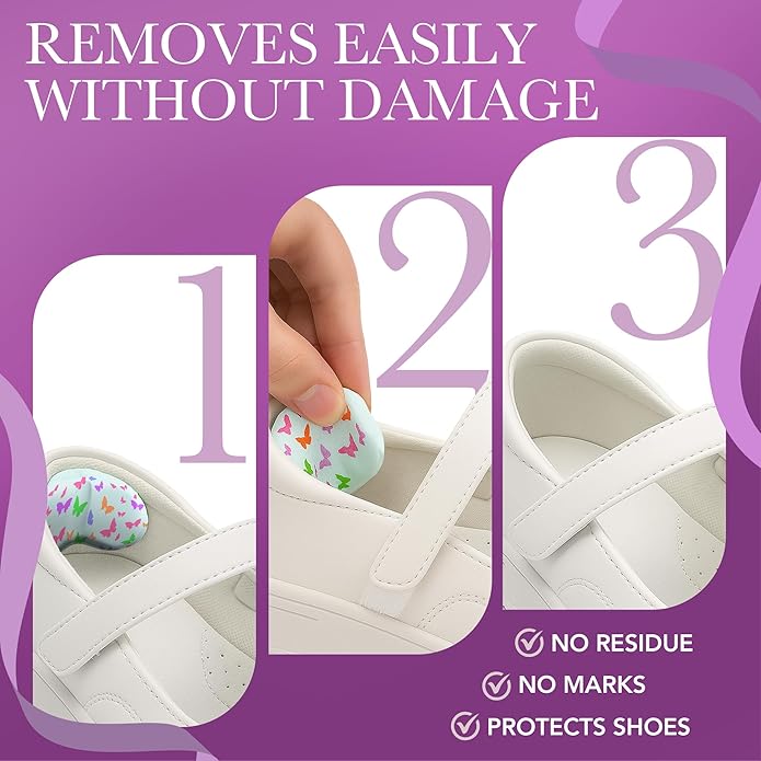 Ballotte Premium Silicone Heel Protectors for Shoes, Gel Heel Cups & Cushion Inserts for Women & Men, Cushioned Sole Cups for Plantar Fasciitis for Cracked Footbed Relief & Blister Prevention