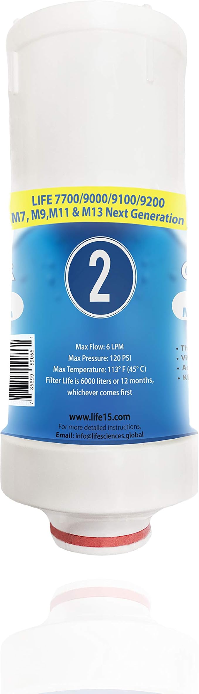 Life Ionizer 7700/9000/9100/9200/M Series (not MX) - Internal Replacement Filter #2