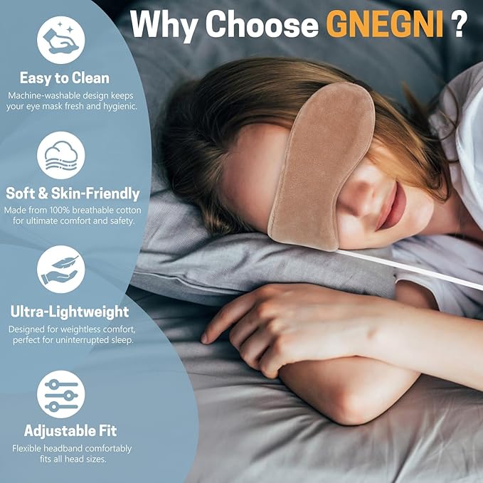 Heated Eye Mask, Graphene USB Warm Compress for Dry Eyes, Blepharitis, Stye and MGD Relief, 3 Temperature Levels with Washable Cover, Adjustable Strap