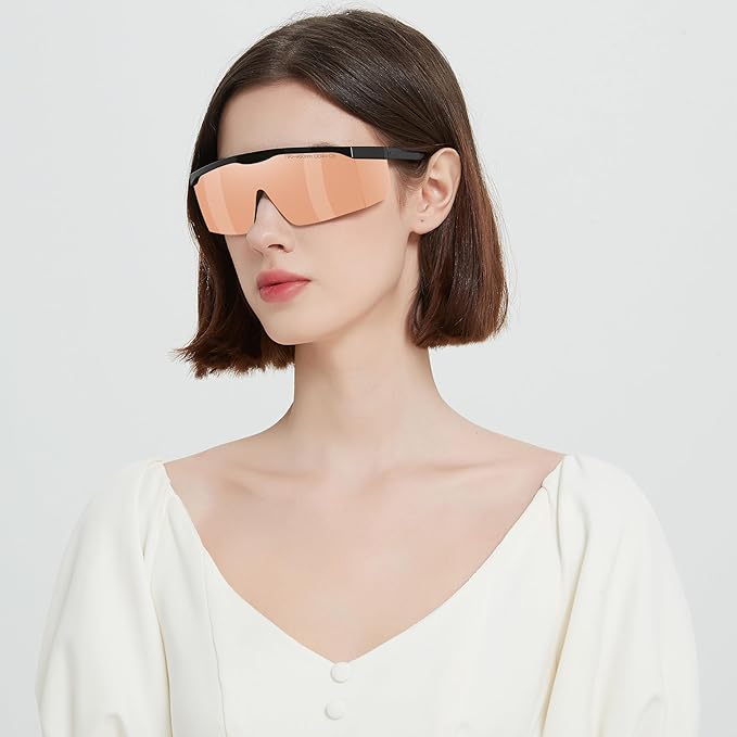 Alsenor IPL 190-460nm Laser Safety Glasses Goggles For Laser Cosmetology Operator Eye Protection And Laser Hair Removal Treatment (190nm-460nm)