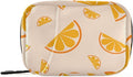 Lemon Medicine Organizer Daily Vitamin Fruit Travel Pill Organizer Daily Medicine Container Twill Pill Case Bag