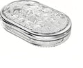Stylish Pill Organizer Crytal Clear, Waterproof Pill Case for Daily Vitamins, Medicine, Supplements, Travel Pill Box, Cute, Portable with Elegant Design (6 Compartments)