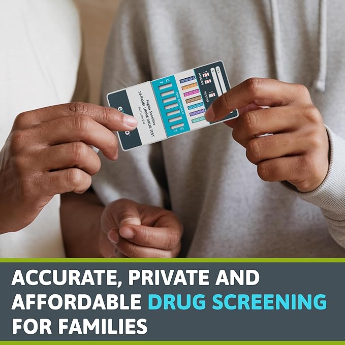 Exploro 12 Panel Urine Drug Test, Drug Test Kit for Multidrug Screen, Accurate 12 Panel Drug Test Urine for 12 Types of Drugs, Easy at Home Drug Tests, DOT Compliant, Peace of mind results (Pack of 2)