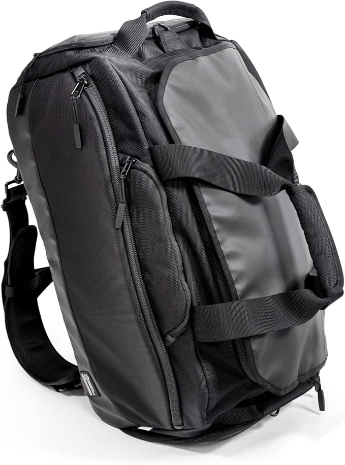 Mission Darkness Disconnect Faraday Duffel Bag + 4 Detachable Faraday Pockets // Military-Grade RF Shielding for Large Electronics & Mobile Devices // Travel Protection Signal Isolation Data Privacy