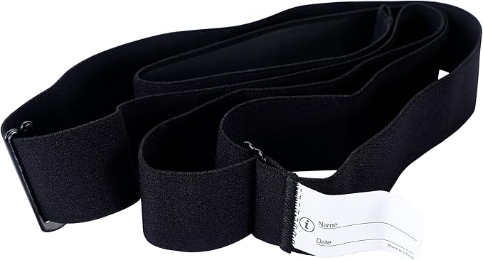 Heart Rate Monitor Chest Strap Compatible with Polar H10 H9 H7 H1 Wahoo Tickr Garmin HRM CooSpo,Black