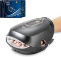 SENAINS Cordless Hand Massager with Heat and Compression,Soothing Stretching & Kneading,Wrist,Palm & Finger Massage,3 Modes & 3 Intensities,Gifts for Women Men Relaxation at Office,Gray