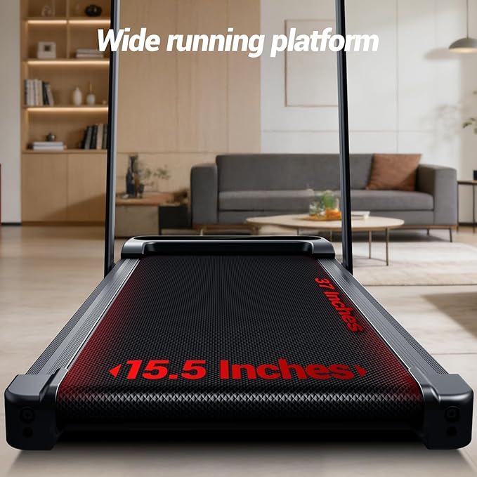 16% Incline 3-in-1 Foldable Walking Pad, 2.5HP Quiet Under Desk Treadmill, 0.6-6.2MPH, 300LB Capacity, Compact Portable Treadmill for Home and Office