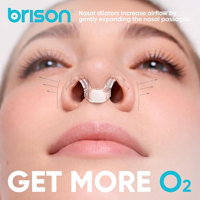 Brison Nasal Dilators for Breathing and Sleeping 3 Pack Anti Snoring Nose Vents Better Sleep Easier Breath Stuffy Nose Relief Airflow Expander Nostril Opener Soft