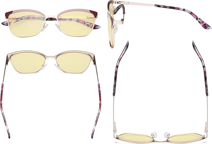 Eyekepper Ladies Butterfly Design Blue Light Glasses - Computer Screen Eyegalsses Women