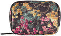 Multicolored Blossom Trees Travel Pill Organizer Case Box Container Weekly Portable Vitamin Medicine Holder Storage Bag with Zipper Removable