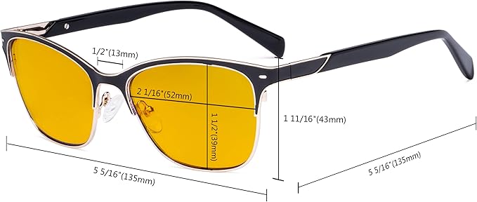 Eyekepper Ladies Blue Light Glasses - Digital Eyeglasses for Women Blocking Computer Screen UV Rays