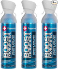 Boost Oxygen Large Revive Peppermint Aroma 10L Canister | Respiratory Support for Aerobic Recovery, Altitude, Performance & Health (3 Pack)
