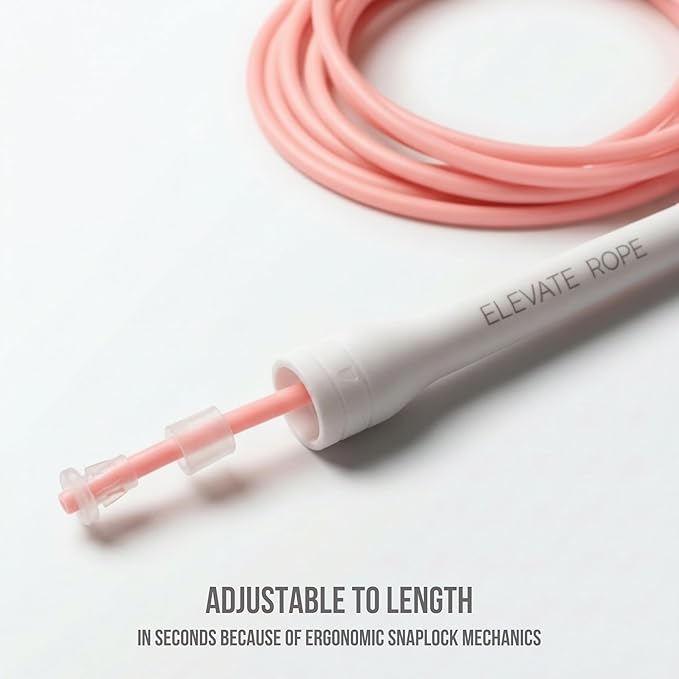 Elevate Rope Professional Beaded Jump Rope - 3m Adjustable, Quality Beads & Poly Cord - For Freestyle, Cardio & Tricks - All Levels & Indoor/Outdoor Use