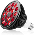 Red Light Therapy Bulb, Red Light Therapy for Body and Face Use, 18 LEDs 660nm Red and 850nm Near Infrared Red Light Therapy Lamp Suitable E26 Socket (Only Bulb)