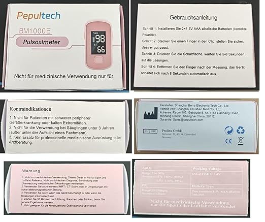 Pink Fingertip Pulse Oximeter,Blood Oxygen Saturation Monitor for Kids Adults, High Accuracy O2 Meter for All Skin,Battery and Lanyard Included (Pink)