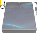 Grounding Sheet, 90% Organic Cotton+10% Pure Silver Organic Grounded Sheets for Improved Sleep, Pain Relief, with Static Grounding Cord and Test Pen (Gray, (78.2 * 80 * 15 in))