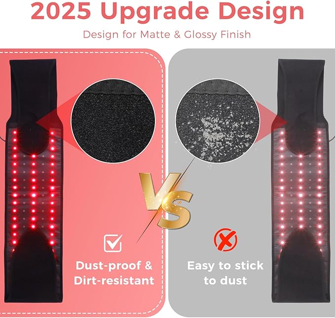 Upgrade Red Light Therapy for Body - Infrared Red Lights Belt 660nm & 850nm Infra LEDs Light for Body Back Knee Hands Waist Relax, Birthday Christmas Gift for Women Men Mom Father Lover