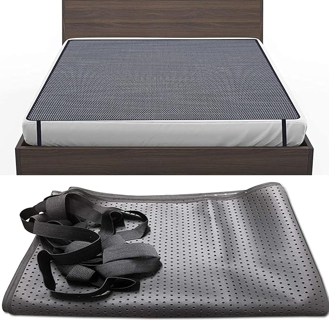 Amerthing Grounding Mats, Conductive Carbon Leatherette Pads for Better Sleep and Healthy, Relax Therapy Sheets (Full Size 54"x71"Inch)