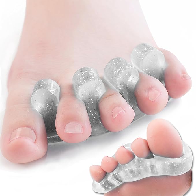 Dr. JK- ToePal Gel Toe Separator, 2 Pairs, Toe Spacers, Bunion Corrector