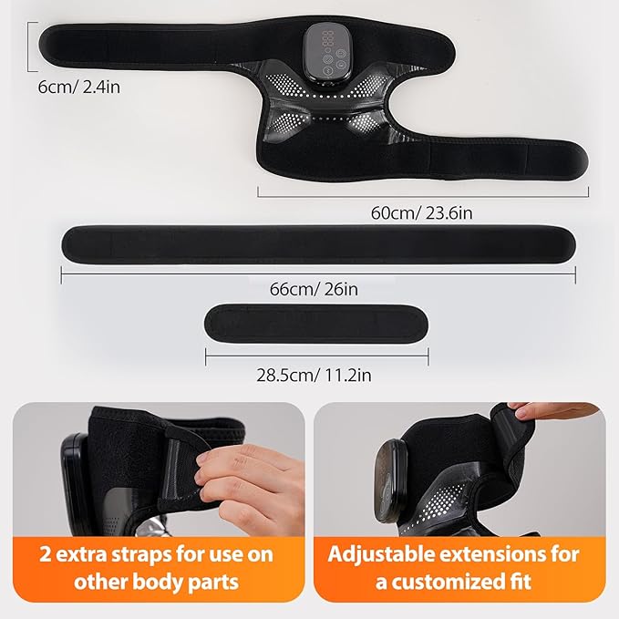 Red Light Therapy Knee Brace, Cordless Knee Massager, 660nm&850nm Near Infrared Light Therapy for Knee/Elbow/Shoulder, Christmas Birthday Gifts for Women Men