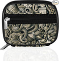 Serfeymi Weekly Travel Pill Organizer Pill Case for Purse with Removable 7 Day Pill Box, Fashionable Travel Medicine Organizer Pill Container for Medicine, Vitamin, Supplement - Brown 03