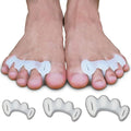 Toe Separators for Foot Alignment- Strengthening and Balance- For Hammertoes, Bunions, Plantar Fasciitis, Hallux Valgus – Spreaders- Size Large (1 pair)