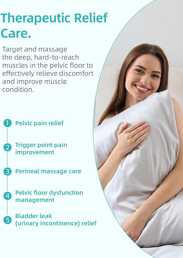 Female Personal Massager - Women Private Care Tool,with 10 Vibration and 3 Heating,Rose Vibrating can Relax Pelvic Floor Muscles and Awaken Internal Tissue Vitality,Prenatal and Postpartum Essentials