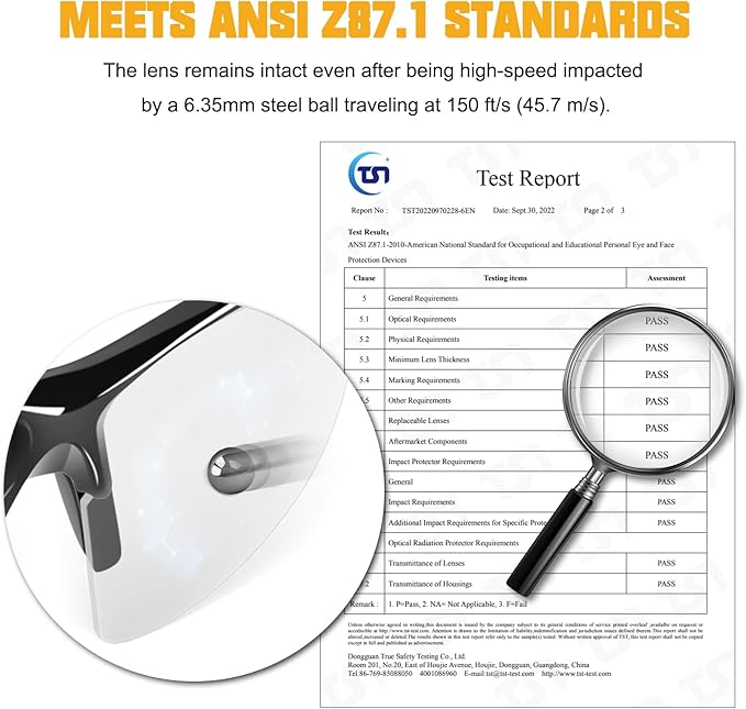 OXG 12 Pack Anti Fog Safety Glasses for Men, ANSI Z87.1 Safety Goggles Impact Scratch Resistant Eye Protection for Work