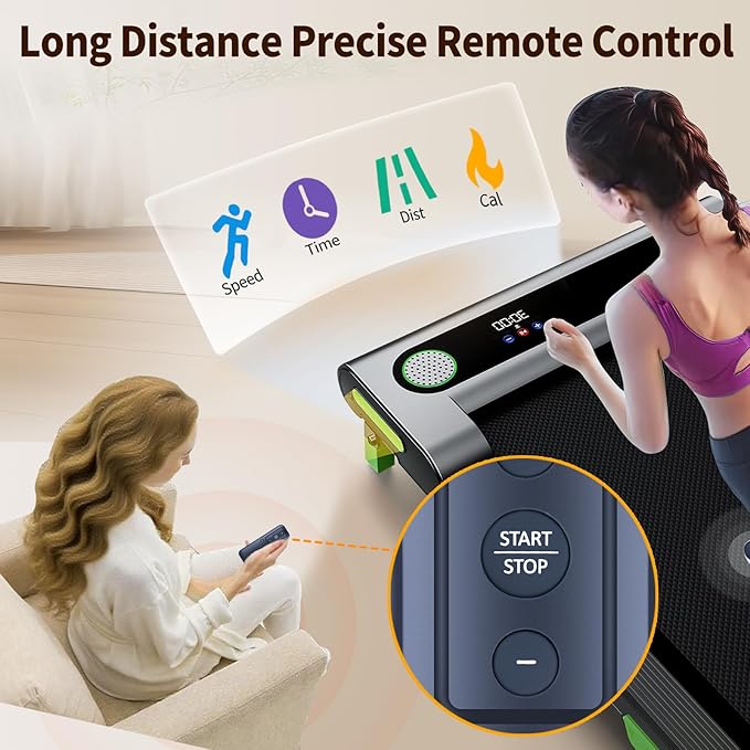 Replacement Remote Control for Upreign Under Desk Treadmill 2.5HP, for WELLFIT Walking Pad Treadmill WFWP009