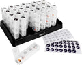 KMINA Monthly Pill Organizer 4 Times a Day, Vitamin Box Large, 31 Day Tablet, Elderly, Medication Organizer