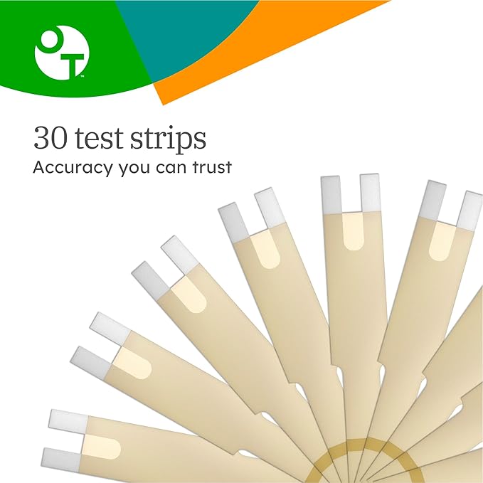 OneTouch Delica Plus Lancets & OneTouch Verio Test Strips Bundle - Includes 30 Test Strips & 30 Lancets - Fine 30-Gauge - Made for Diabetes Testing - Diabetic Supplies for Blood Sugar Monitor
