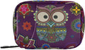 Ollabaky Mandala Floral Owl Pill Organizer Travel Pill Cases Bag Portable Pill Container 7 Days Pill Box Organizer Vitamin Supplement Holder with Zipper for Family Business