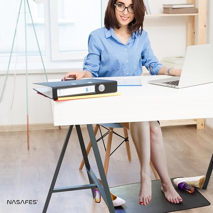 Universal Grounding Mat for Bed or Desk: Connect with The Earth for Optimal Grounding, Includes 15ft Grounding Cord