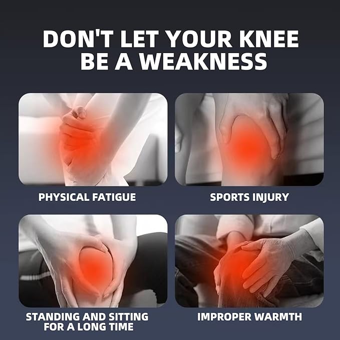 DEITY Knee Massager Smart with Heat, Vibration, 3D Massage, Red Light, 4-in-1, Cordless Portable Knee Massager with LED Large Screen, Gifts for Grandma & Grandpa