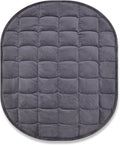 TONGDADA Weighted Lap Blanket 7lbs for Adult,Perfect for Relaxation, Lounging, Napping, Sleeping & Travel,Luxury Minky Weighted Body Blanket,Weighted Throw Blanket-Dark Grey Minky, 29" x 24"