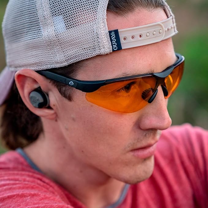 Walker's Elite Sport Shooting Glasses - Impact-Resistant Anti-Fog Non-Slip Adjustable UV Protection Hunting Sports Glasses