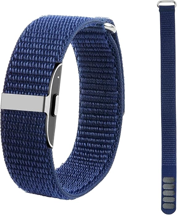 Nylon Loop Replacement Strap Compatible with Hume Health Band, Soft Breathable Adjustable Sport Wristband for Fitness Tracker, Women & Men